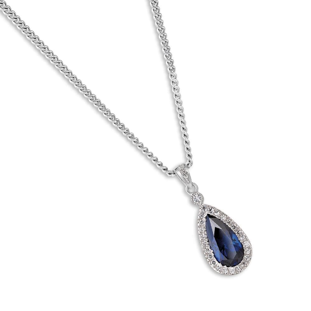 Drop of the Ocean Pendant Platinum Clad