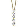 Radiant Drops Pendant 18ct Gold Clad