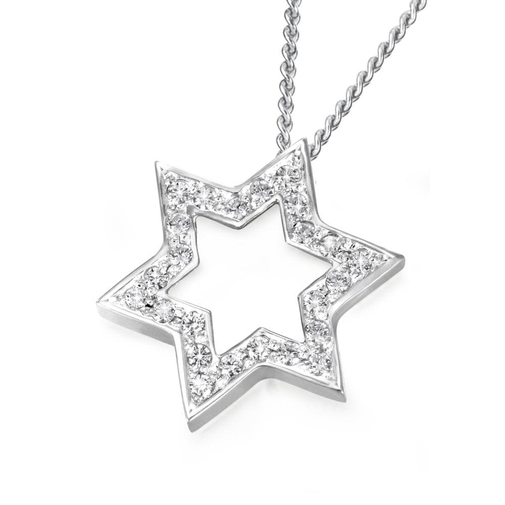 Star Pendant Platinum Clad