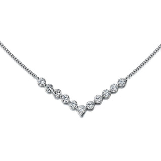Posh Baby Doll Necklace Platinum Clad