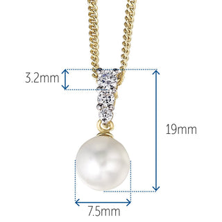 Trilogy Pearl Pendant