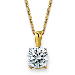 2 Carat Solitaire Pendant