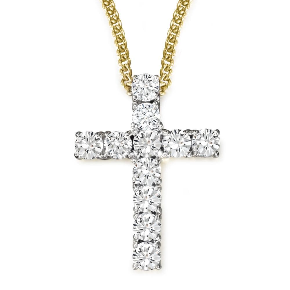 Truly Divine Cross 18ct Gold Clad