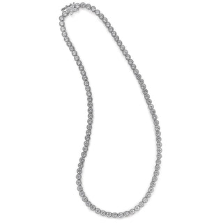 18" Dazzling ExtravaganzaNecklaces Platinum Clad