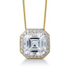 Posh Asscher Cut Pendant