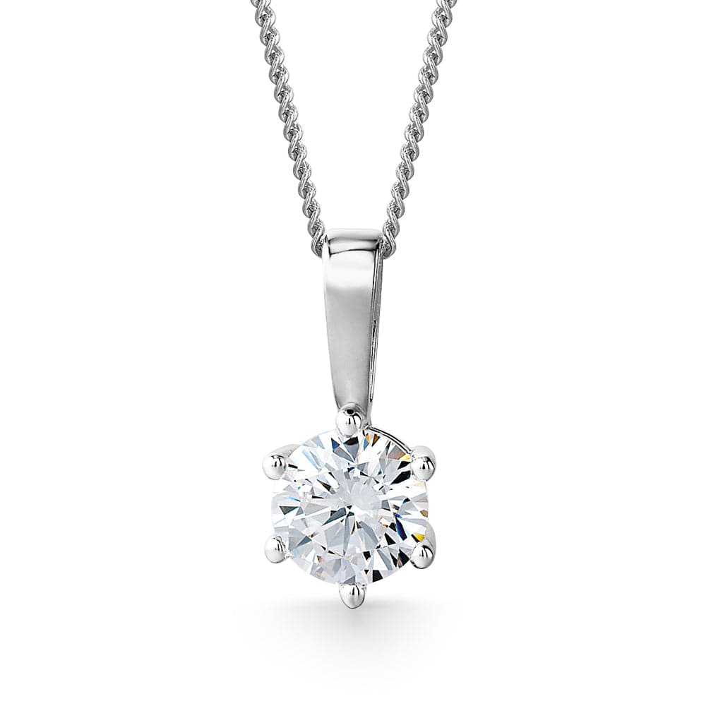 1 ct. Tiffany Style Solitaire Pendant