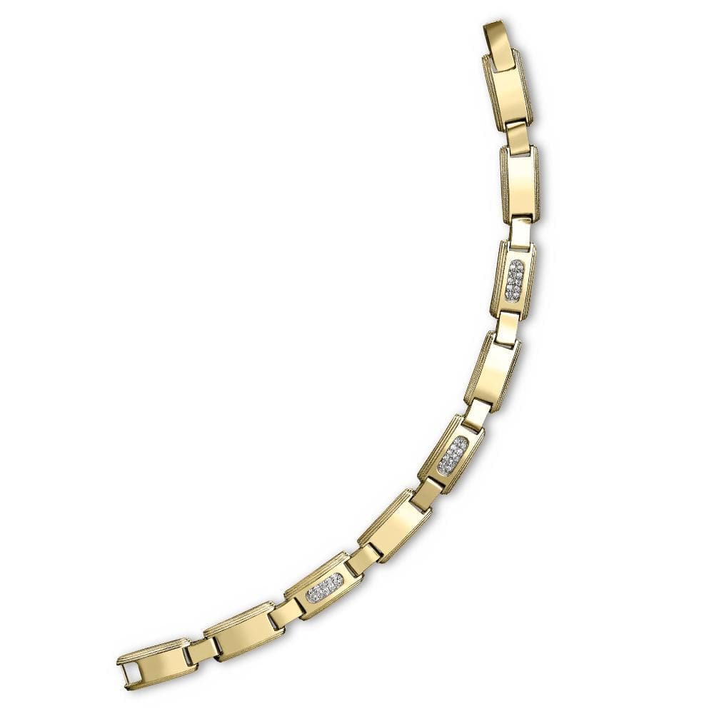 Classic Men's Bracelet 18ct Gold Clad