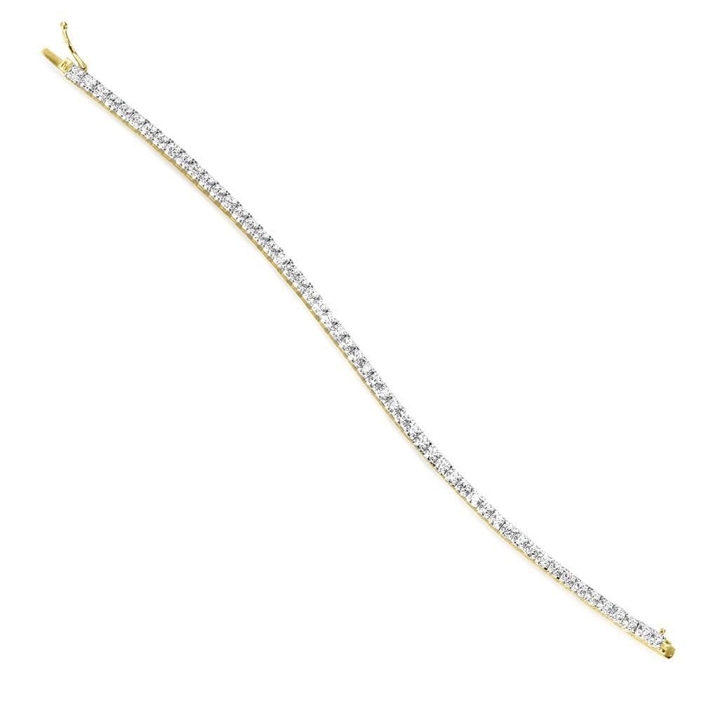 Simply Chic Tennis Bracelet 18ct Gold Clad