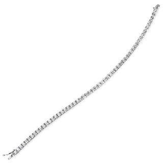 Simply Chic Tennis Bracelet Platinum Clad