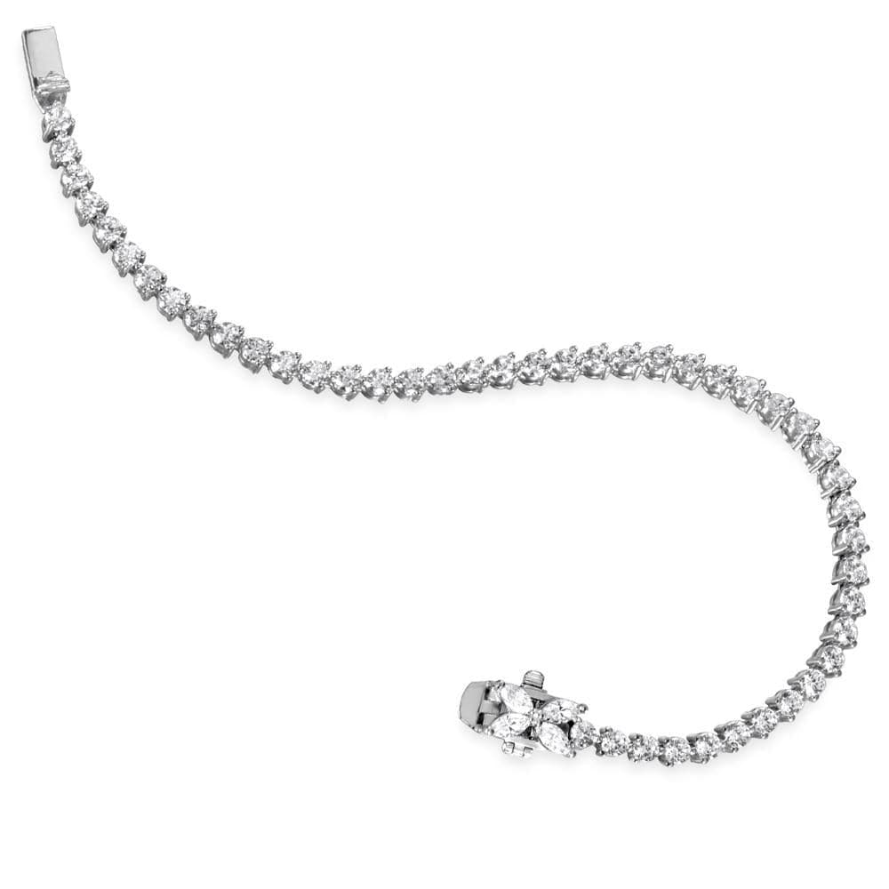 Tiffany Style Bracelet Platinum Clad