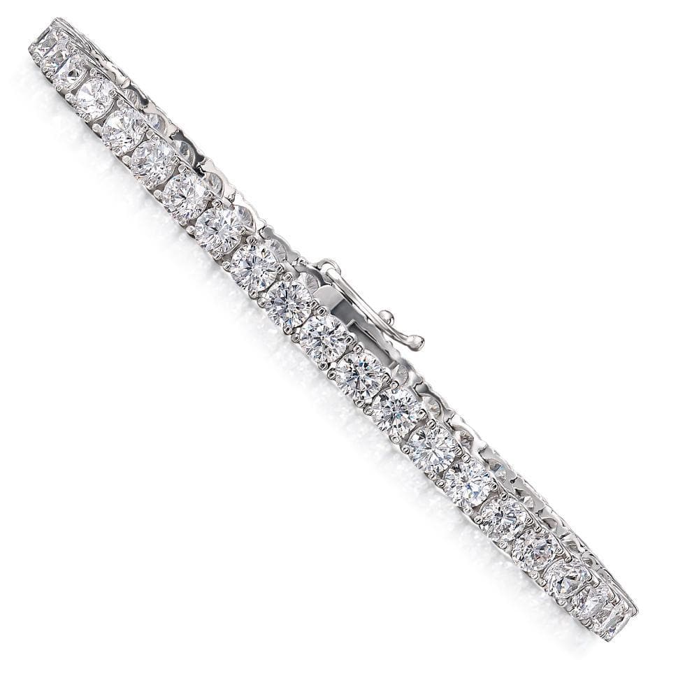 Divine Tennis Bracelet Platinum Clad