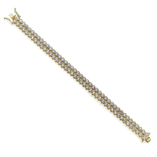 Double Delight Bracelet 18ct Gold Clad