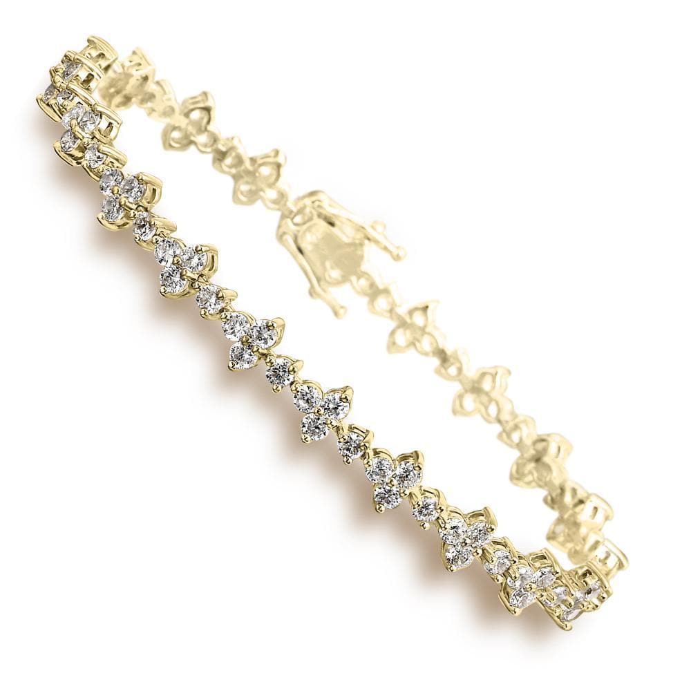 Delicate Lace Bracelet 18ct Gold Clad