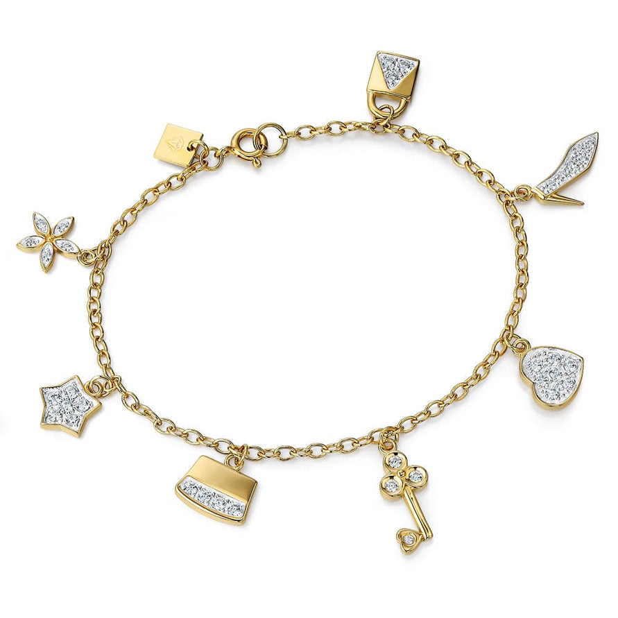 Bracelet with diamond charm Clearance