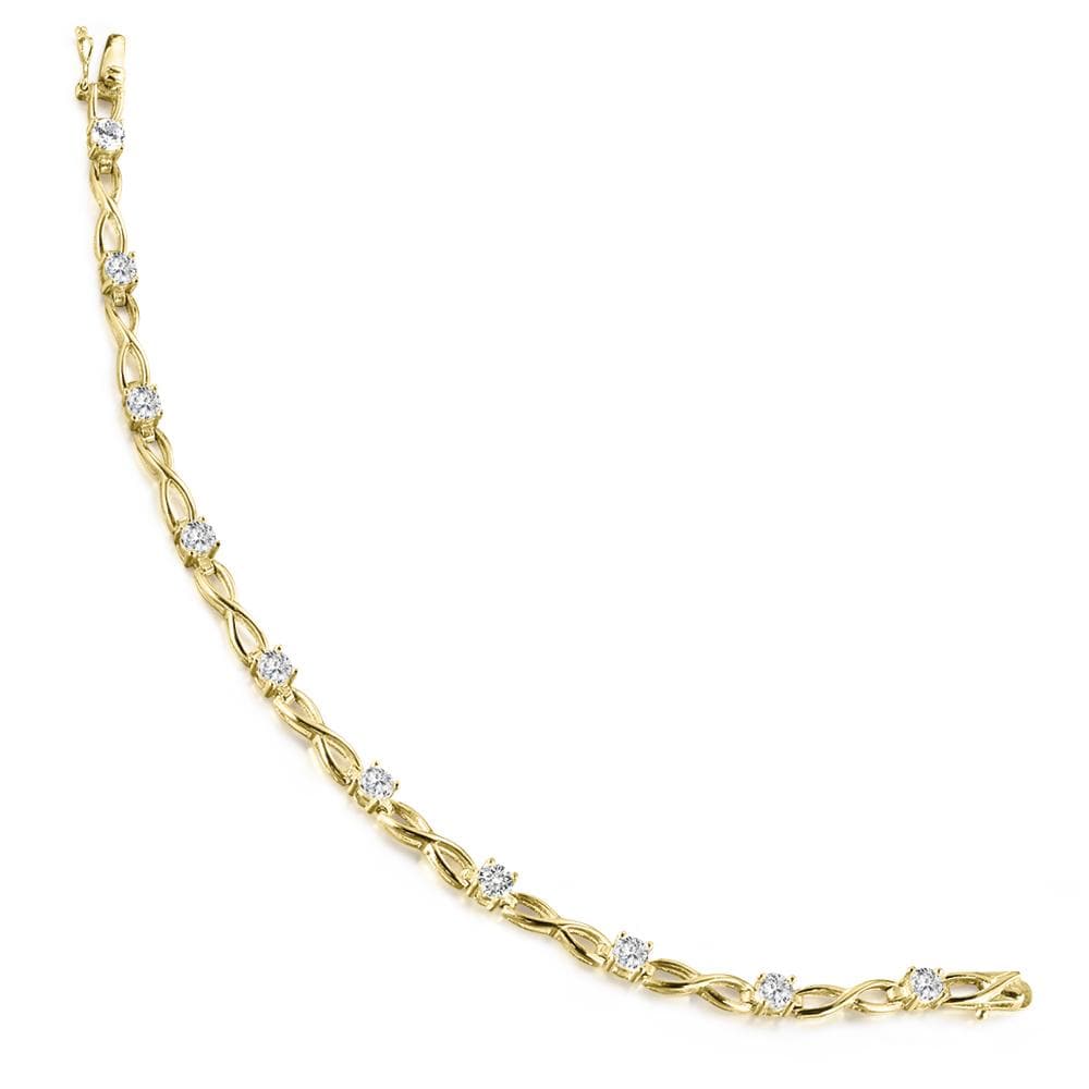 Glowing Links Bracelet 18ct Gold Clad